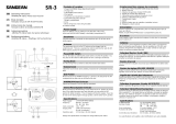 Sangean Electronics Sangean SR-3 Benutzerhandbuch