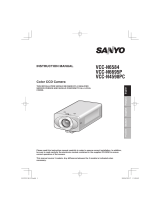Sanyo VCC-N4598PC Benutzerhandbuch