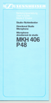 Sennheiser MKH 406 P 48-U-3 Benutzerhandbuch