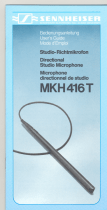 Sennheiser Directional Studio MKH 416 T Benutzerhandbuch