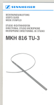 Sennheiser MKH 816 TU-3 Benutzerhandbuch