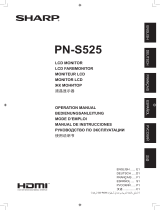 Sharp PN-S525 Bedienungsanleitung