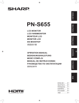 Sharp PN-S655 Bedienungsanleitung