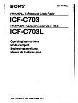 Sony ICF-C703 Bedienungsanleitung