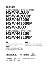 Sony MSW-M2100 Benutzerhandbuch