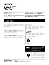 Sony VCT-14 Benutzerhandbuch
