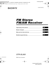 Sony STR-SL500 Benutzerhandbuch