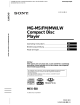 Sony Xplod MEX-5DI Benutzerhandbuch