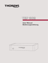 Thorens TEP 302 Benutzerhandbuch