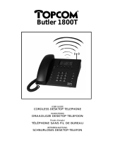 Topcom BUTLER 1800T Benutzerhandbuch
