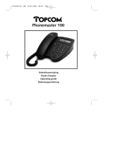 Topcom Phonemaster 100 Benutzerhandbuch