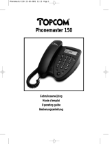 Topcom PHONEMASTER 150 Benutzerhandbuch