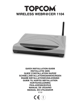Topcom Wireless Webracer 1104 Benutzerhandbuch