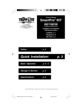 Tripp Lite Smart INT 700 Benutzerhandbuch
