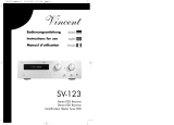 Vincent Audio SV-123 Benutzerhandbuch
