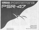 Yamaha Portatone PSR-47 Benutzerhandbuch