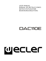 Ecler DAC11E Benutzerhandbuch