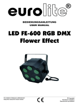 EuroLite LED FE-600 RGB DMX Benutzerhandbuch