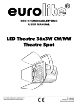 EuroLite LED Theatre 36x3W CW/WW Benutzerhandbuch