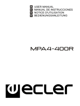 Ecler MPA4-400R Benutzerhandbuch