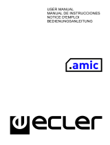 Ecler AMIC Benutzerhandbuch