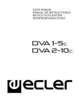 Ecler DVA SERIES Benutzerhandbuch