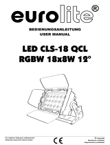 EuroLite LED CLS-18 QCL RGBW 18x8W 12° Benutzerhandbuch
