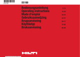 Hilti DD100-D Operating Instructions Manual
