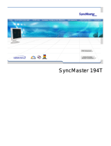Samsung SyncMaster 194T Benutzerhandbuch