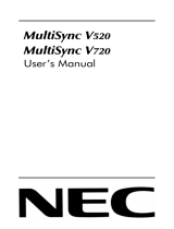 NEC MultiSync® V520 Bedienungsanleitung