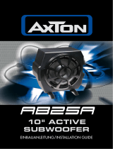 AXTON AB25A Installationsanleitung