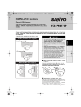 Sanyo VCC-N6695P Installationsanleitung