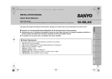 Sanyo VA-80LAN Installationsanleitung