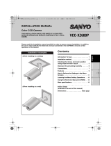 Sanyo VCC-XZN600P Installationsanleitung