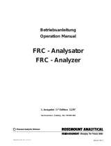 Rosemount NGA 2000 FRC Analyzer Module-1st Ed. Bedienungsanleitung