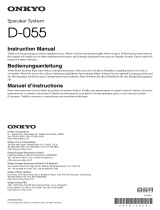 ONKYO D-055D Bedienungsanleitung