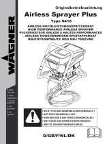 WAGNER Airless Sprayer Plus 0418 Operating Instructions Manual