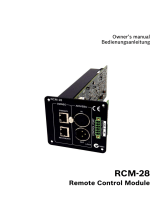 Electro-Voice RCM-28 Bedienungsanleitung
