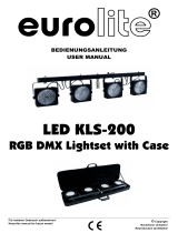 EuroLite LED KLS-200 RGB DMX Lightset Benutzerhandbuch