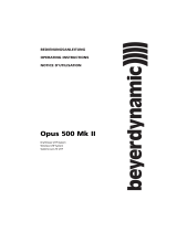 Beyerdynamic Opus 500 Mk II Set Benutzerhandbuch