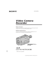 Sony CCD TRV14E Bedienungsanleitung