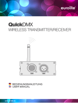EuroLite QuickDMX Wireless transceiver Bedienungsanleitung