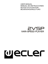 Ecler 2VSP Benutzerhandbuch