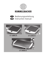 Rommelsbacher CT 2200/E Benutzerhandbuch
