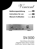 VINCENT SV-500 Bedienungsanleitung