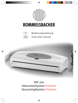Rommelsbacher VAC 200 Bedienungsanleitung