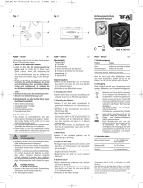 TFA Analogue Alarm Clock PUSH Benutzerhandbuch