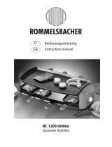 Rommelsbacher RC 1200 Benutzerhandbuch