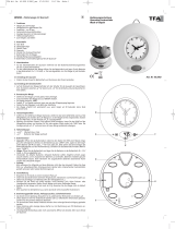 TFA Digital Design Kitchen Scales with Quartz Clock Benutzerhandbuch