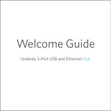 Anker Aluminum 3-Port USB 3.0 and Ethernet Hub Benutzerhandbuch
